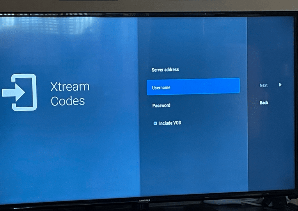 Xtream code on TiviMate